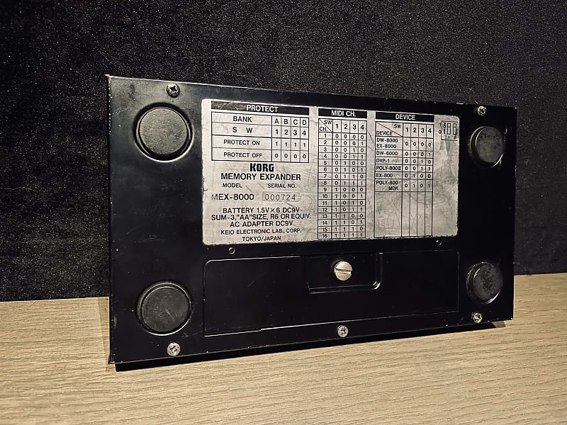 Korg MEX-8000 Memory Expander memory module for early