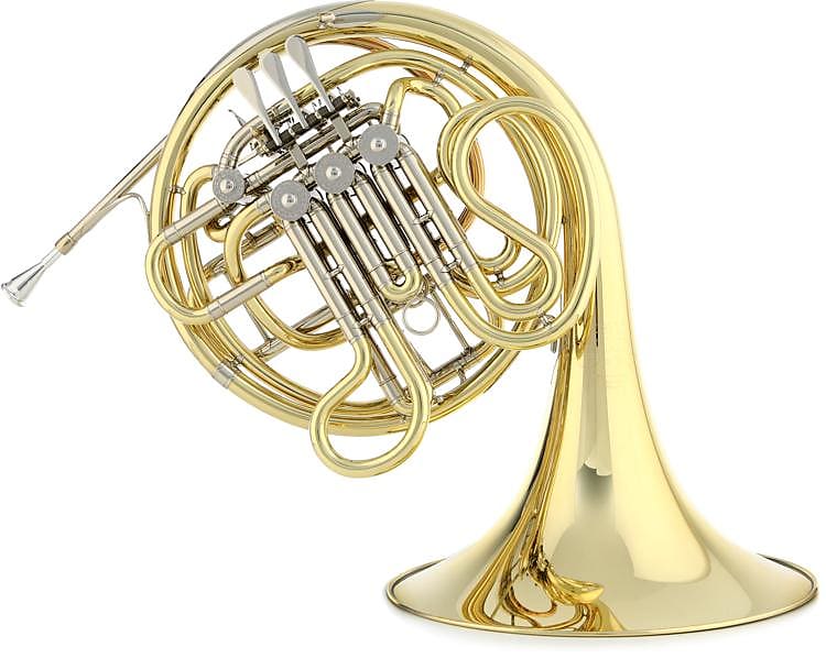 Hans Hoyer 6801 Heritage French Horn Clear Lacquer Fixed Reverb