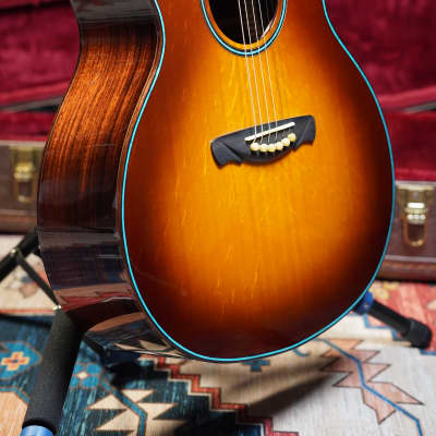Hsienmo Autumn Bear Claws Sitka Spruce + Wild Indian Rosewood Full Solid Acoustic Guitar image 3