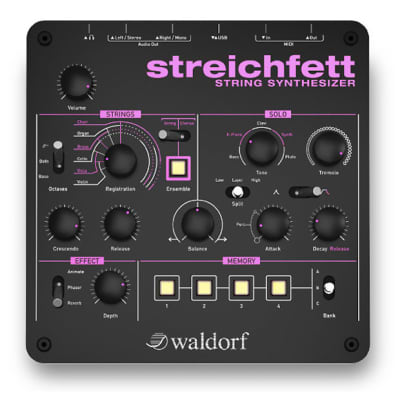 Waldorf Streichfett Tabletop Synthesizer