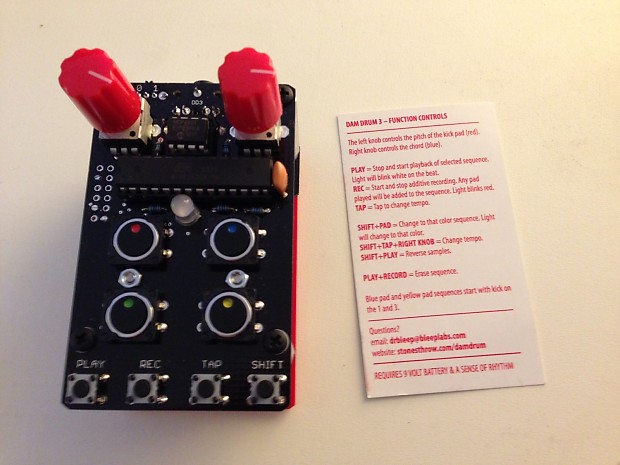 Dam Drum 3 drum machine (Dam-Funk / Bleep Labs / Stones