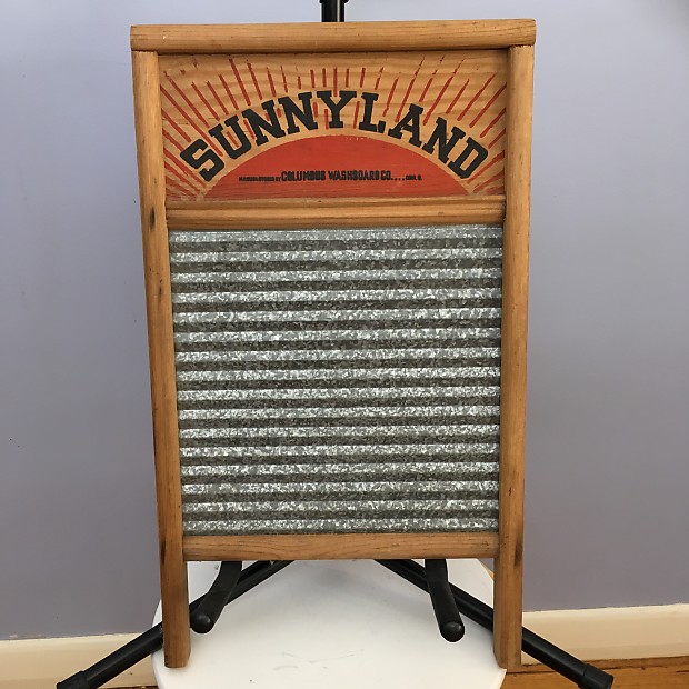 Columbus Washboard Co Standard Galvanised 2090 Antique Reverb