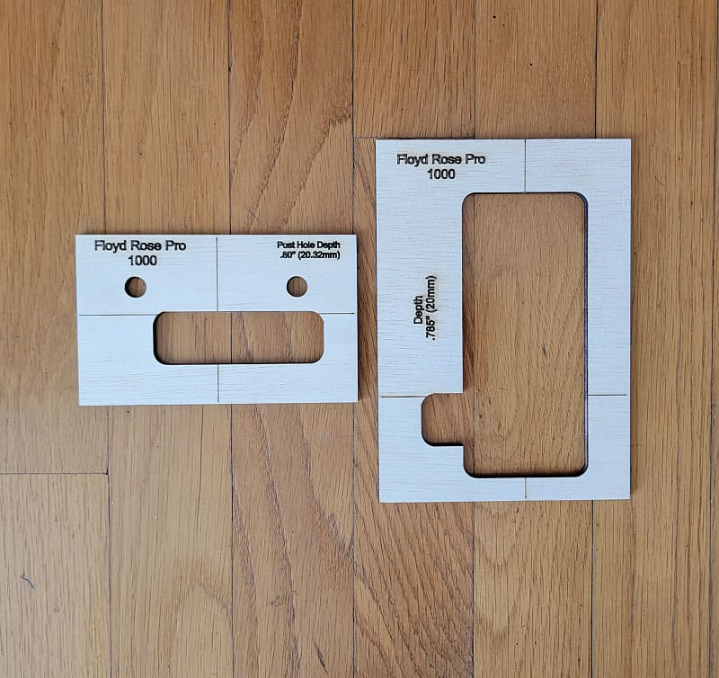 Floyd Rose Pro 1000 Bridge 2 pc NonRecessed Routing Reverb