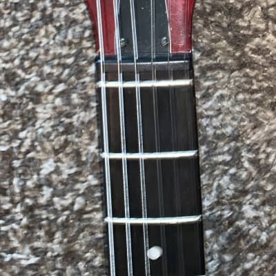 Burns Brian May electric guitar cherry red image 2
