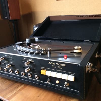 Ace Tone EC-20 Echo Chamber- tape echo 1970s black /gold | Reverb