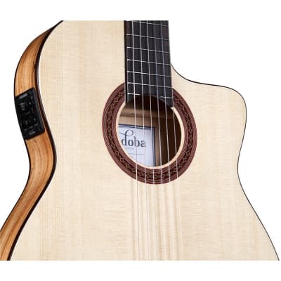 Cordoba C5-CET-LTD Electro Classical, Natural, Spalted Maple Thin Body image 6