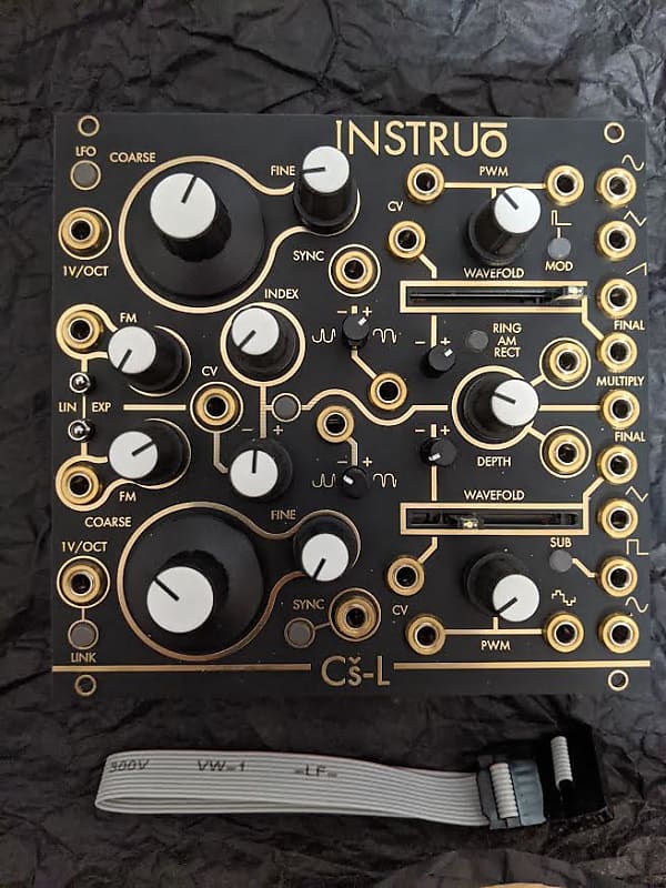 Instruo Cs-L Eurorack Dual Voltage Controlled Oscillator Module image 1