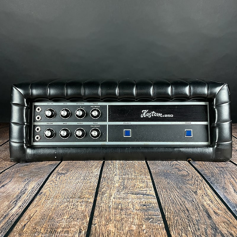 Kustom K250 Bass Amplifier (1970s) Reverb