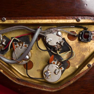 Gibson Firebird III Solid Body Electric Guitar (1966), ser. #551437, original black tolex hard shell case. image 13