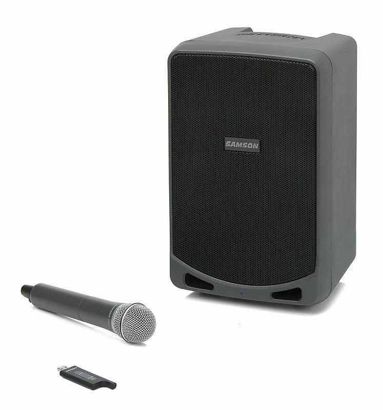 Samson XP106W Battery Powered Bluetooth Wireless PA Speaker w/Built-in Mixer&mic image 1