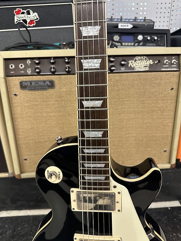 Epiphone Les Paul Standard 1990 - 2016 - Ebony | Reverb