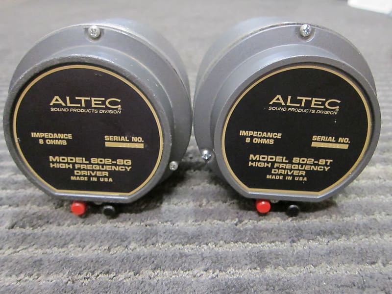 アルテック ALTEC 802-8G ドライバー ALTEC(アルテック) 802-8G ドライバーペア - 中古オーディオの販売や