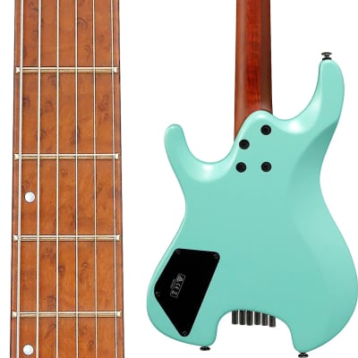Ibanez Q54 Q Standard Headless Electric Guitar, Sea Foam Green Matte w/ Gig Bag image 3