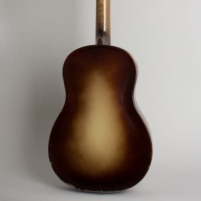 National  Triolian Resophonic Guitar (1932), ser. #2890W, black tolex hard shell case. image 2