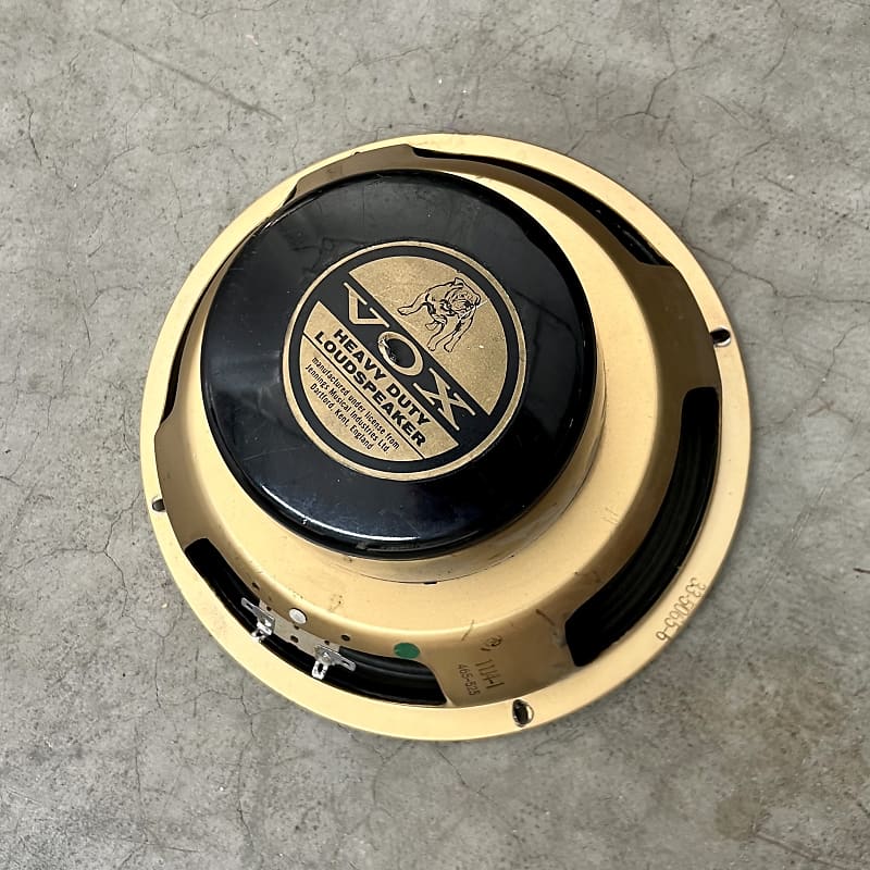 Vox Gold bulldog 10” 8 ohm guitar speaker 1965 original Reverb UK