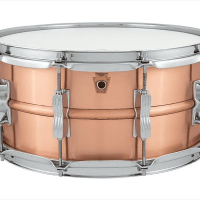Ludwig LC654B Acro Copper 6.5x14" Snare Drum