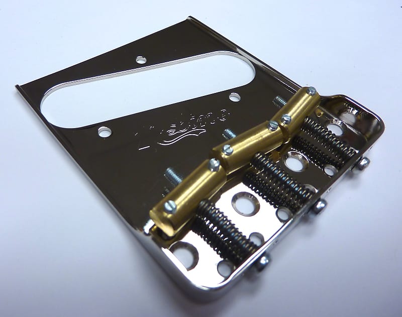 KLine Nickel Tele Telecaster Replacement Bridge Reverb