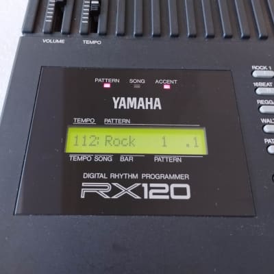 Yamaha RX120 Digital Rhythm Programmer 1988 - Black image 2