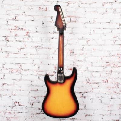 Teisco Single Pickup Vintage Electric Guitar, Sunburst x1637 (USED) image 16