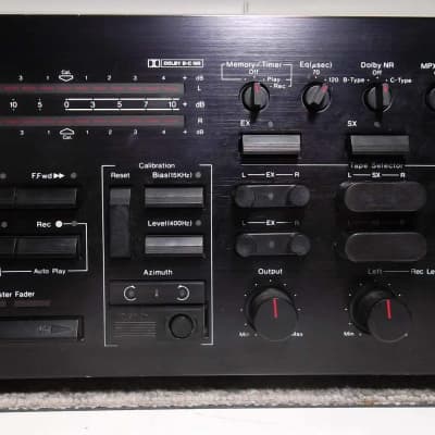 1981 Nakamichi ZX-7 Stereo Cassette Deck New Belts & Serviced 07 