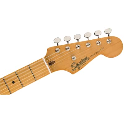 Squier by Fender Classic Vibe '50s Stratocaster Guitar, Maple, 2-Color Sunburst image 5