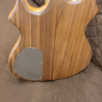 Eastwood Tiger Artist Series Maple w/Walnut Top & Back Body Set Neck C Shape 6-String Electric Guitar image 10