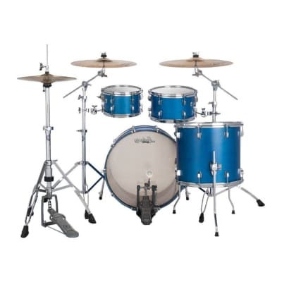 Ludwig Neusonic Rapid MOD2 4pc Drum Set Satin Royal Blue image 6