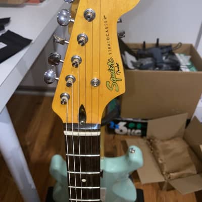 Squier Vintage Modified Surf Stratocaster 2012 - 2018 - Candy Apple Red image 5