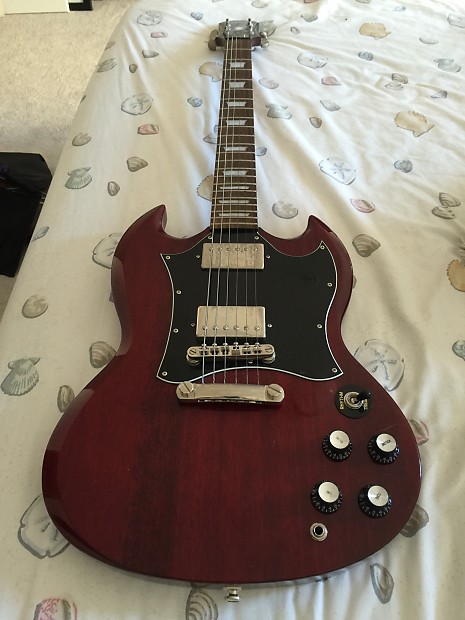 Epiphone Custom Shop Limited Edition SG Wine Red image 1