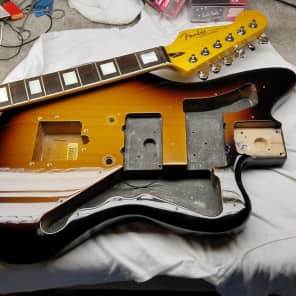 Fender Jazzmaster w/ Reverse Headstock, Neck Binding & Block Inlays + Seymour Duncan Pickups image 15