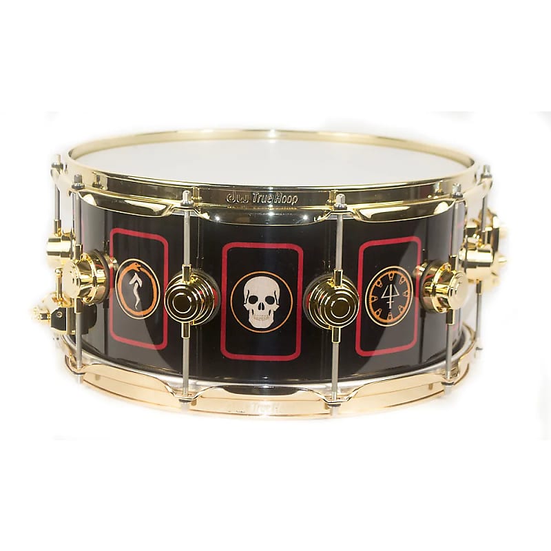 DW DREX6514SSG-R2 Collector's Series "R40" Neil Peart Signature Icon 6.5x14" Snare Drum image 1