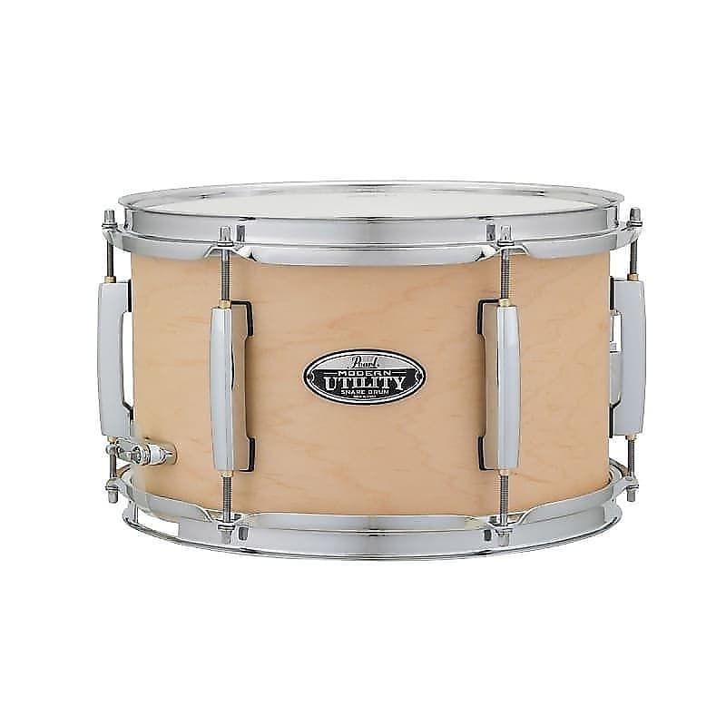Pearl MUS1270M224 7x12" Modern Utility Maple Snare Drum in Matte Natural image 1