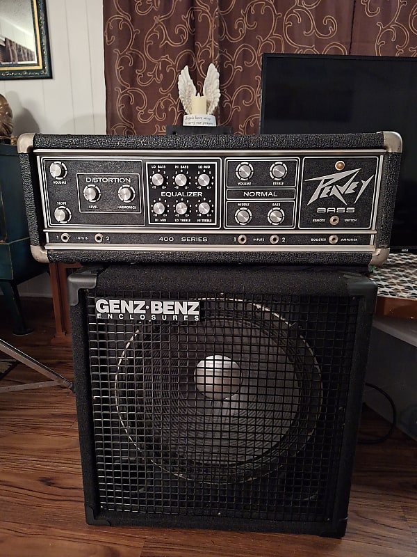 Peavey 400B Amp & Black Widow Speaker in GB Enclosure Amp | Reverb