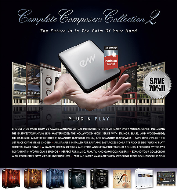 EastWest Complete Composers Collection 2 with External USB Tera Drive image 1