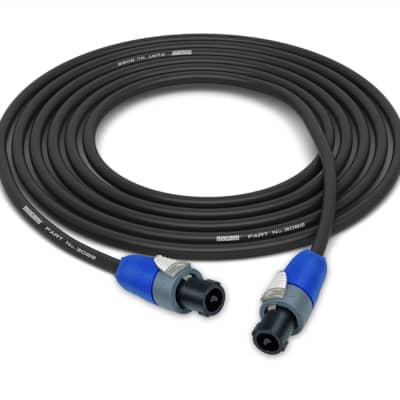 Mogami 3082 Speaker Cable | Neutrik Speakon to Speakon Connectors | Black 35 Feet | 35 Ft. | 35' for sale