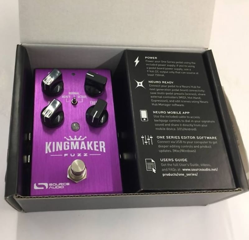 Source Audio Kingmaker Fuzz Pedal w/ Original box & paperwork image 1