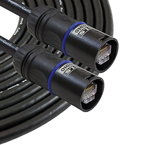 250 FT PRO CAT6 Tactical Shielded w/Neutrik Ethercon RJ45 Digital