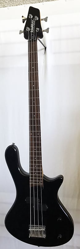 Washburn T12 Electric Bass Guitar Black | Reverb Sweden
