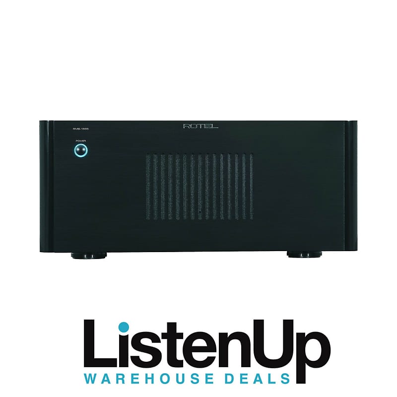 Rotel RMB-1555 5 Channel Power Amplifier - 120 W - Black  			