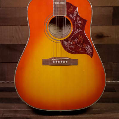 Epiphone Hummingbird Studio Acoustic, Solid Top, Faded Cherry for sale