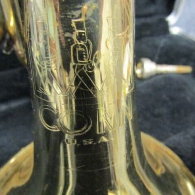 Conn Director Cornet Brass Instrument w/ Case & mouthpiece, USA, Good condition image 4