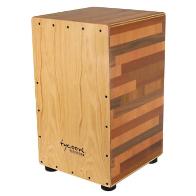 Tycoon Percussion 29 Series Wood Mixture Cajon w/American Ash Front Plate