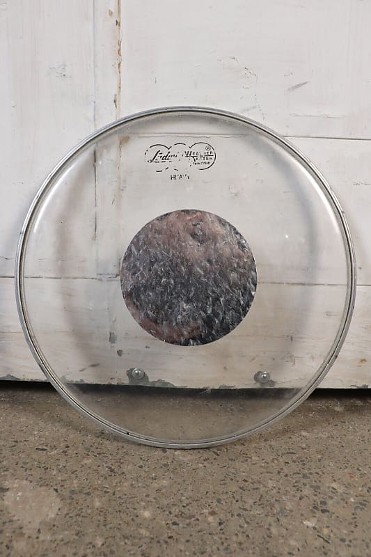 Ludwig 10" Silver Dot Weather Master Heavy Tom Drum Head Vintage 1970's image 1