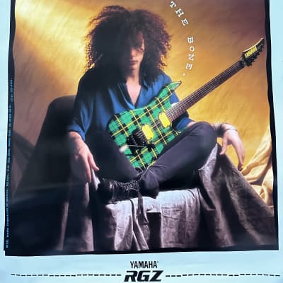 Yamaha Blues Saraceno Plaid To The Bone Poster - RGZ Rare