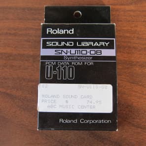 Roland U-110 SN-U110-08 Synthesizer Sound Card image 1