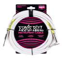 Ernie Ball 20' Straight / Angle Instrument Cable -6047-  White