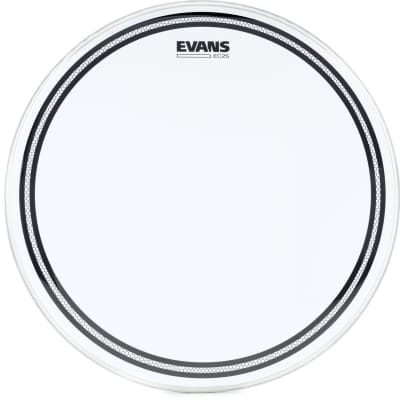 Evans EMAD Heavyweight Clear Bass Batter Head - 26 inch  Bundle with Evans EC2 Clear Drumhead - 18 inch image 3