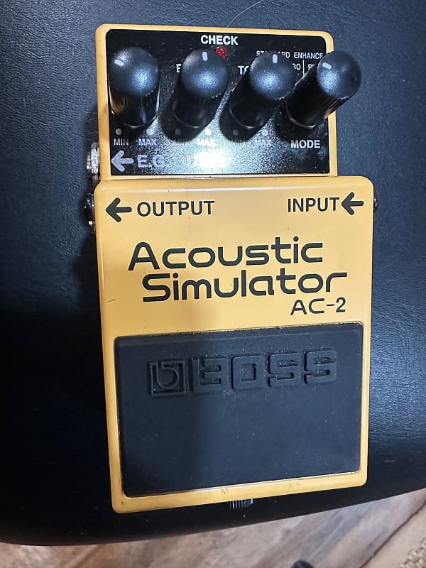 Boss AC-2 Acoustic Simulator (Silver Label) 1997 - 2006 - Yellow image 1