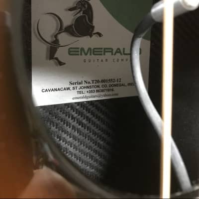 Emerald T-20 Carbon Fiber Guitar 2012 - High Gloss image 6