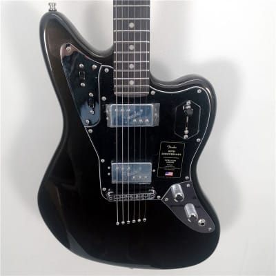 Fender 60th Anniversary Ultra Luxe Jaguar, Ebony, Texas Tea